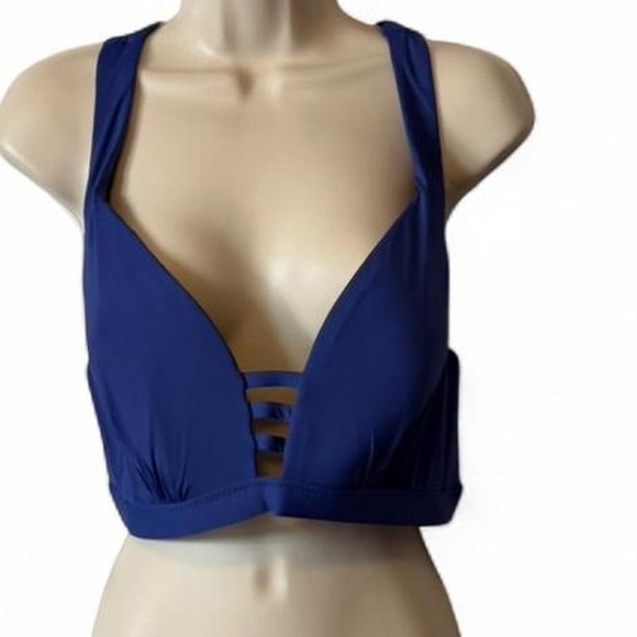 Becca Blue Bikini Top - Picture 2 of 9